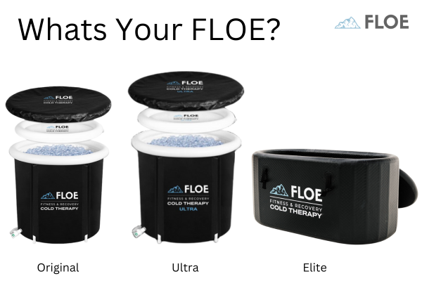 FLOE fitness ice pods for ice bathing at home in ice pod.