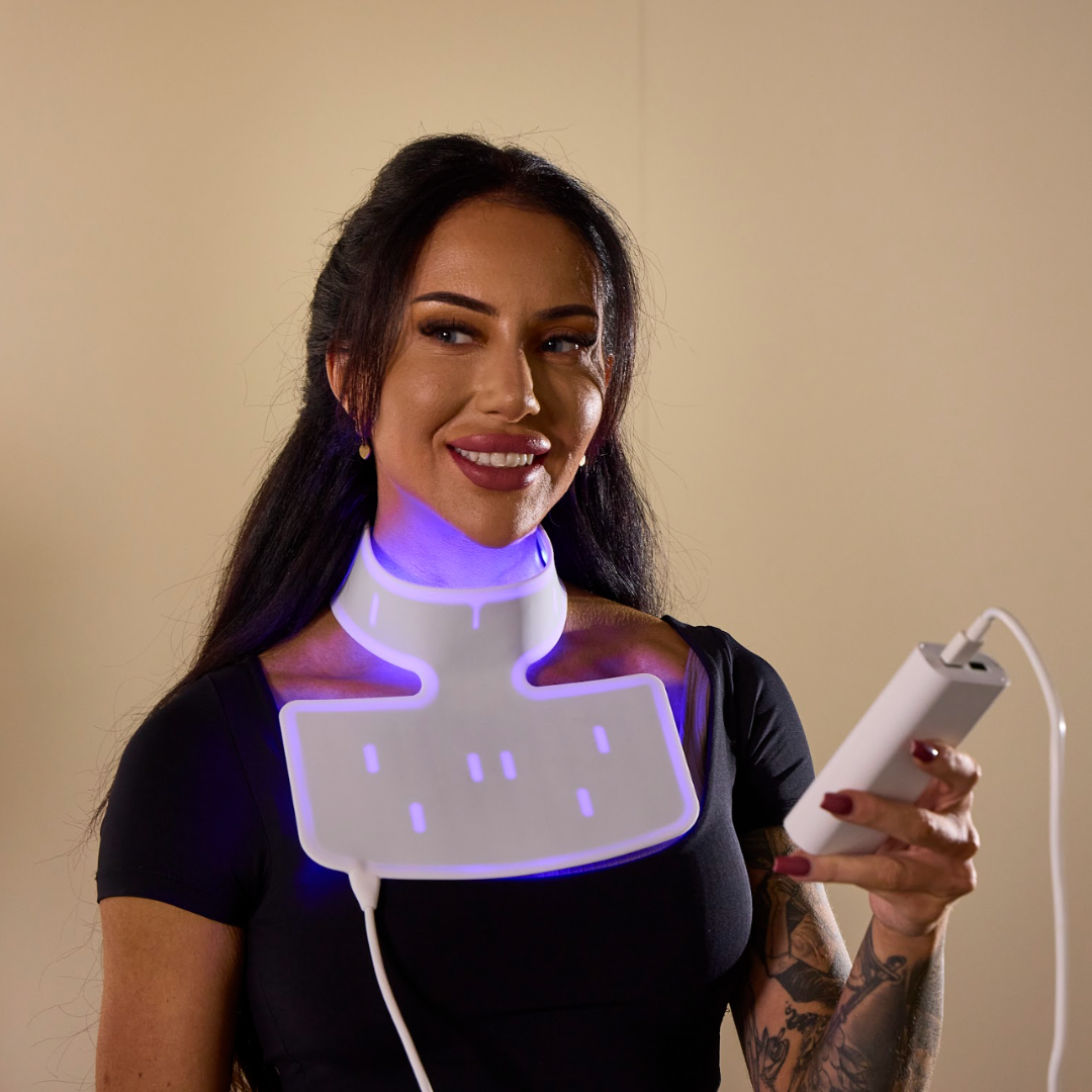 LED Red Light Face & Neck Mask Set