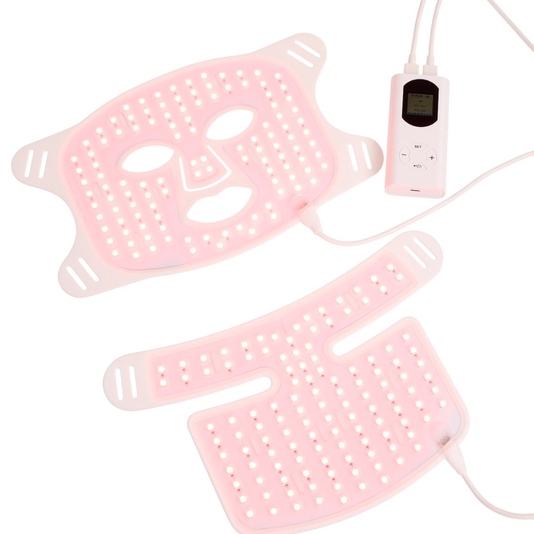 LED Red Light Face & Neck Mask Set