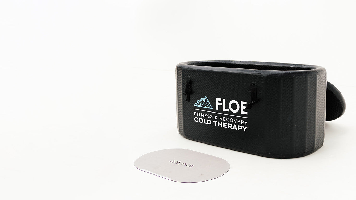 Cold therapy ice bath with ice bath lid. Ideal to add ice to bath for garden ice bath at home